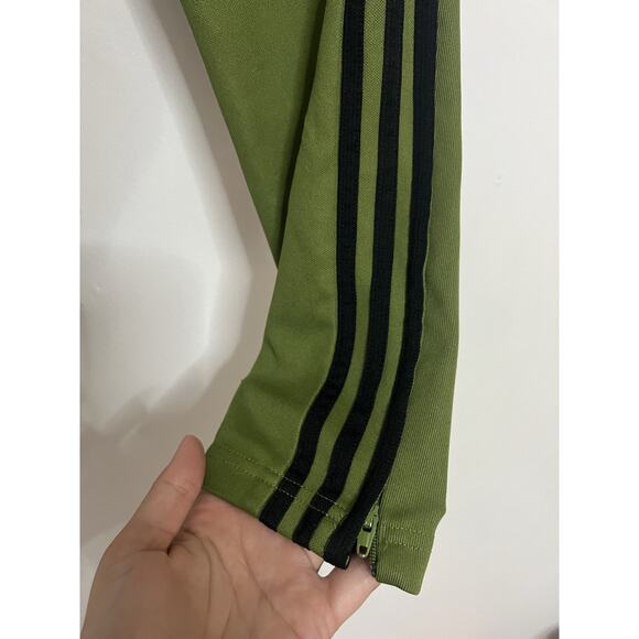 Adidas Tiro Pants Mens Small Tapered Ankle Zip Athletic Climacool GREEN - Picture 3 of 5